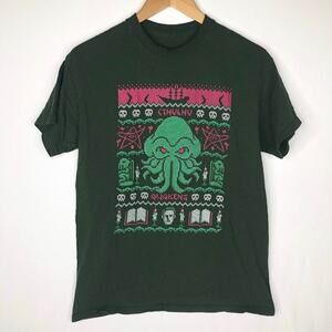 Cthulhu Ugly Sweater Style T-Shirt